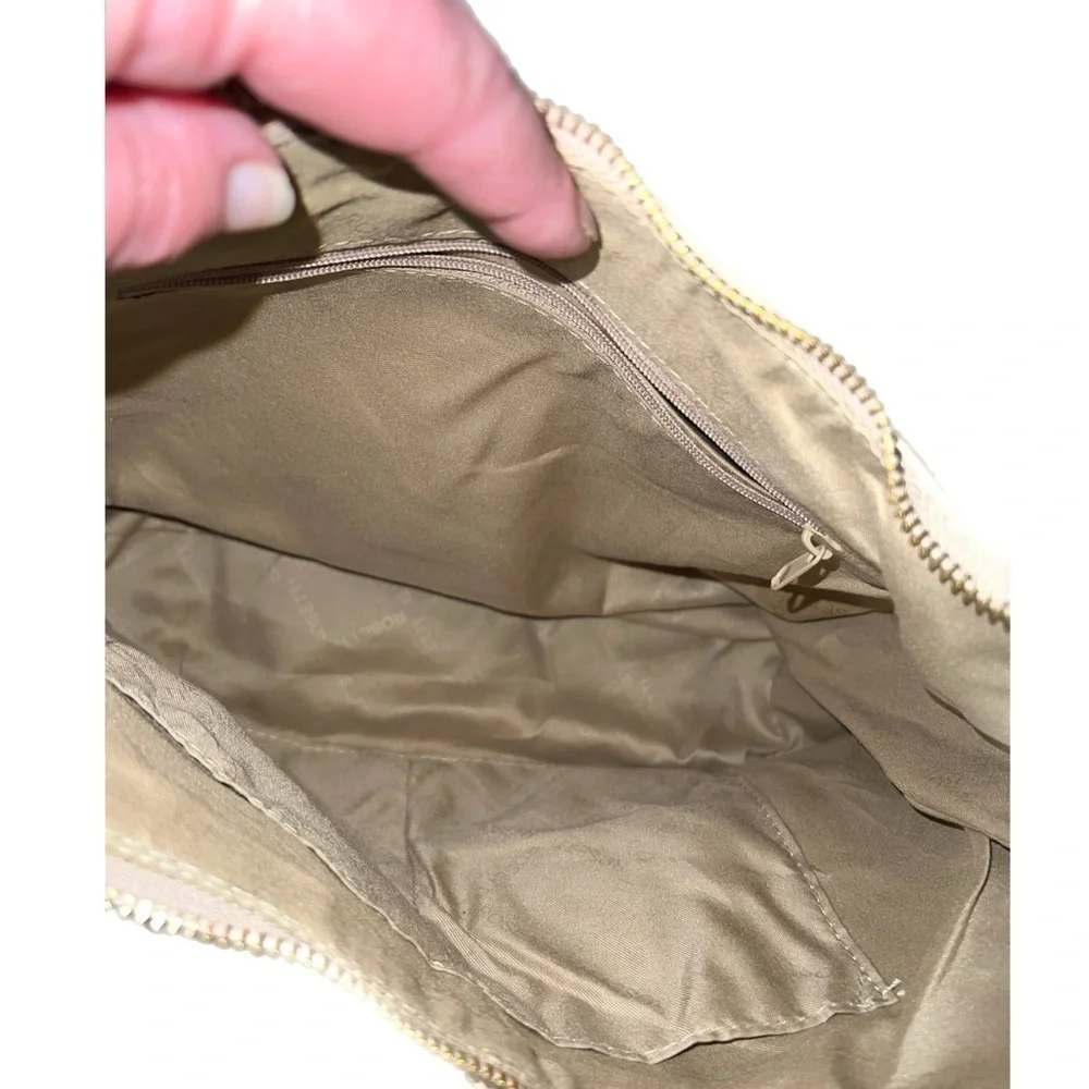 Rosetti Beige Hobo Bag Crossbody‎ Gold Detail NWOT